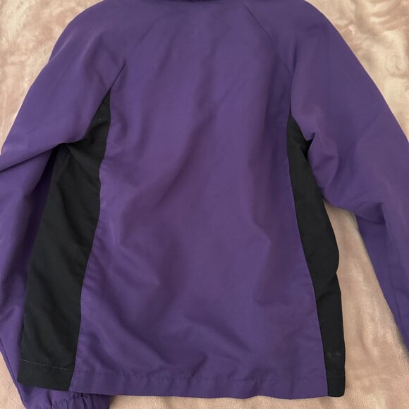 Danskin Purple and Black Athletic Windbreaker Jacket - Picture 3 of 3